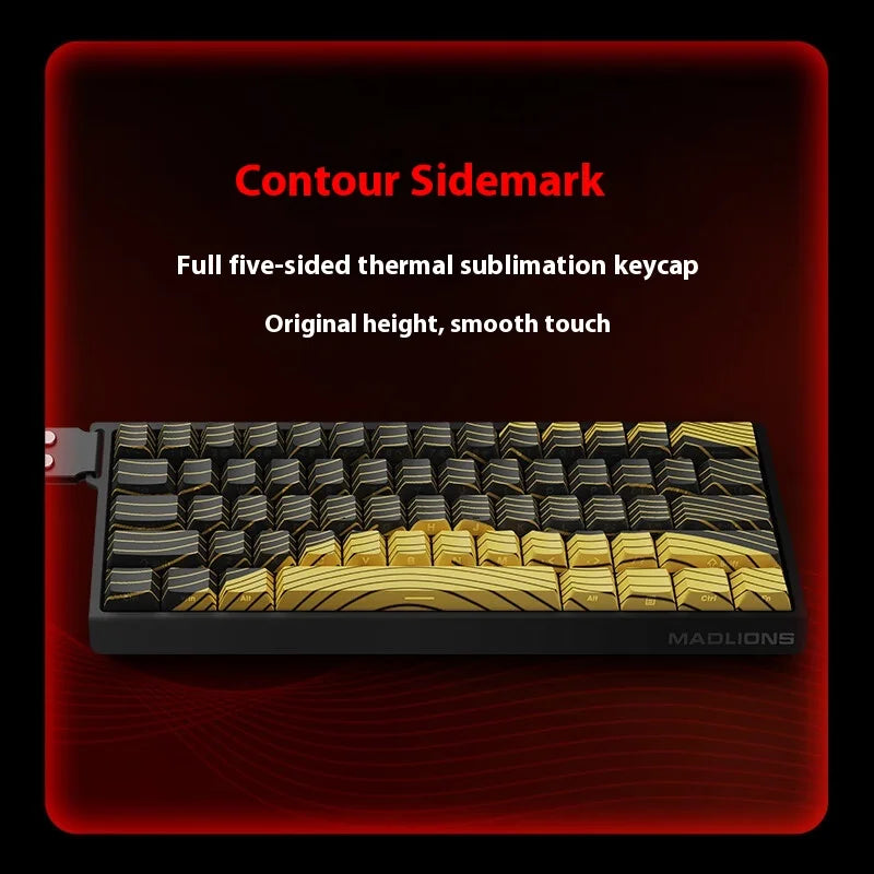 FGG Madcatz MAD60/68 HE Mad 60he 8K Mechanical Keyboard Magnetic Switch Madlions Mad 68he Wired Gaming Keyboards Gamer Custom