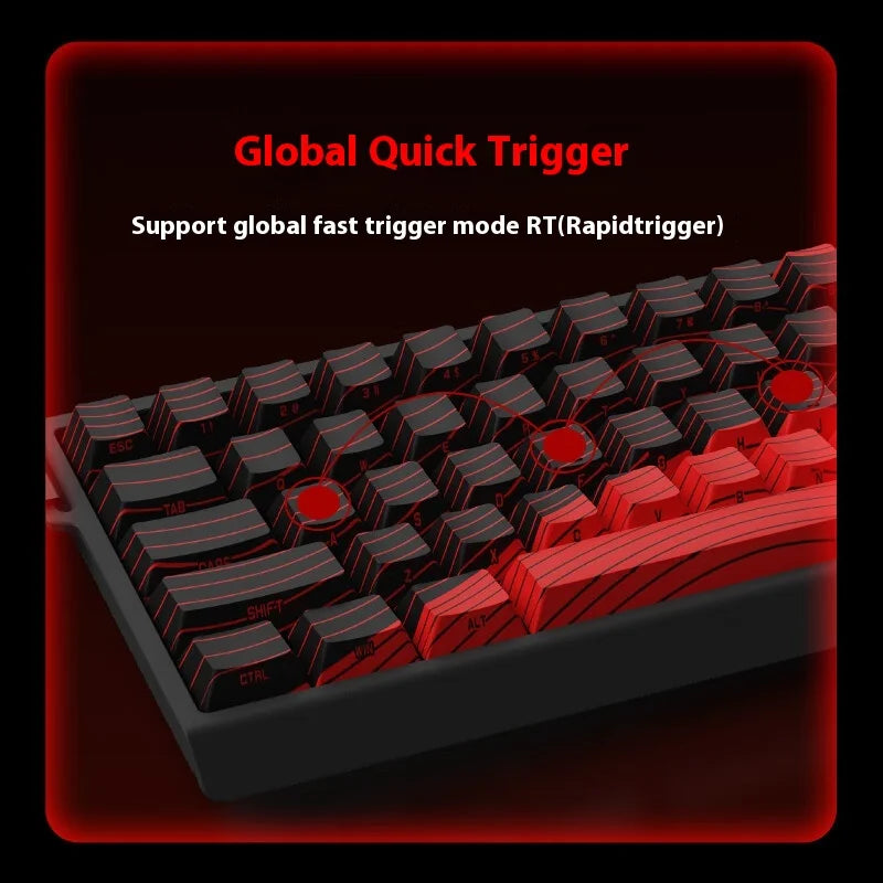 FGG Madcatz MAD60/68 HE Mad 60he 8K Mechanical Keyboard Magnetic Switch Madlions Mad 68he Wired Gaming Keyboards Gamer Custom