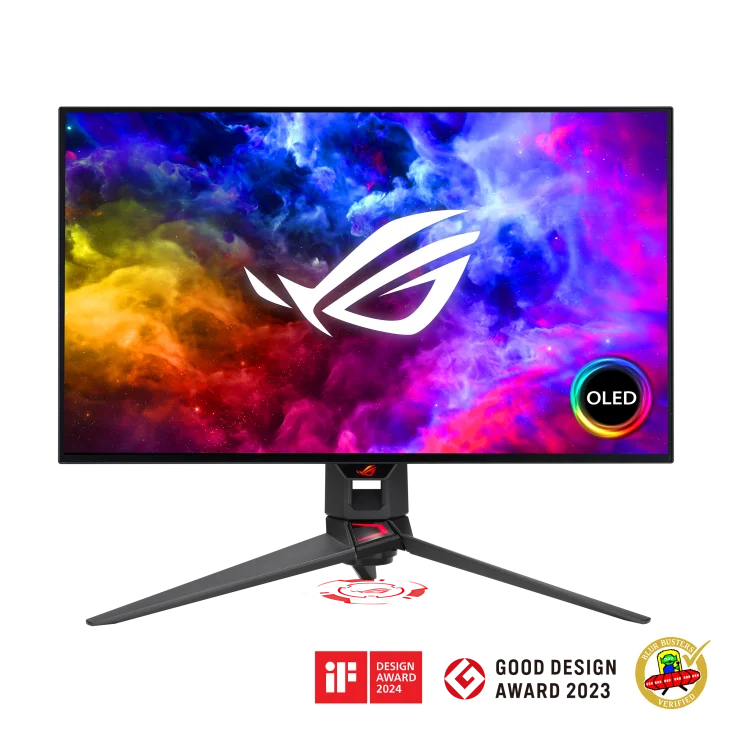 Gaming PC Monitor OLED ROG PG27AQDM Swift OLED 240Hz 2560x1440 QHD 0.03ms Gaming Monitor Gaming Screen HDR10 Esports DISPLAY