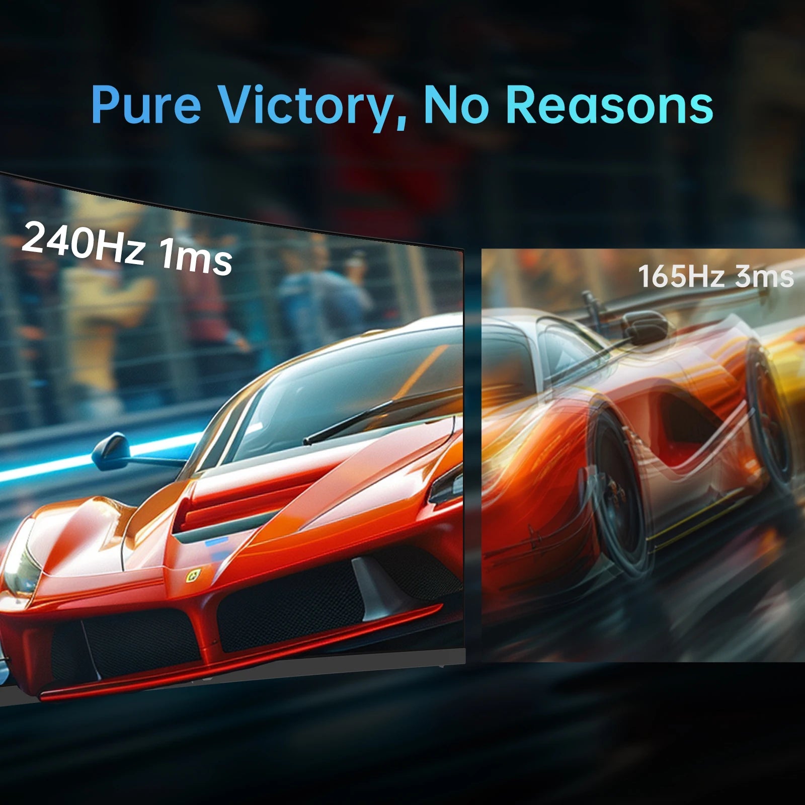 KTC 32 inch 240Hz Curved Gaming Monitor 1500R 1080P 125% sRGB 1ms, Freesync/G-sync HDR10,HDMI/DP/USB Ports VESA,Tilt Adjustable,